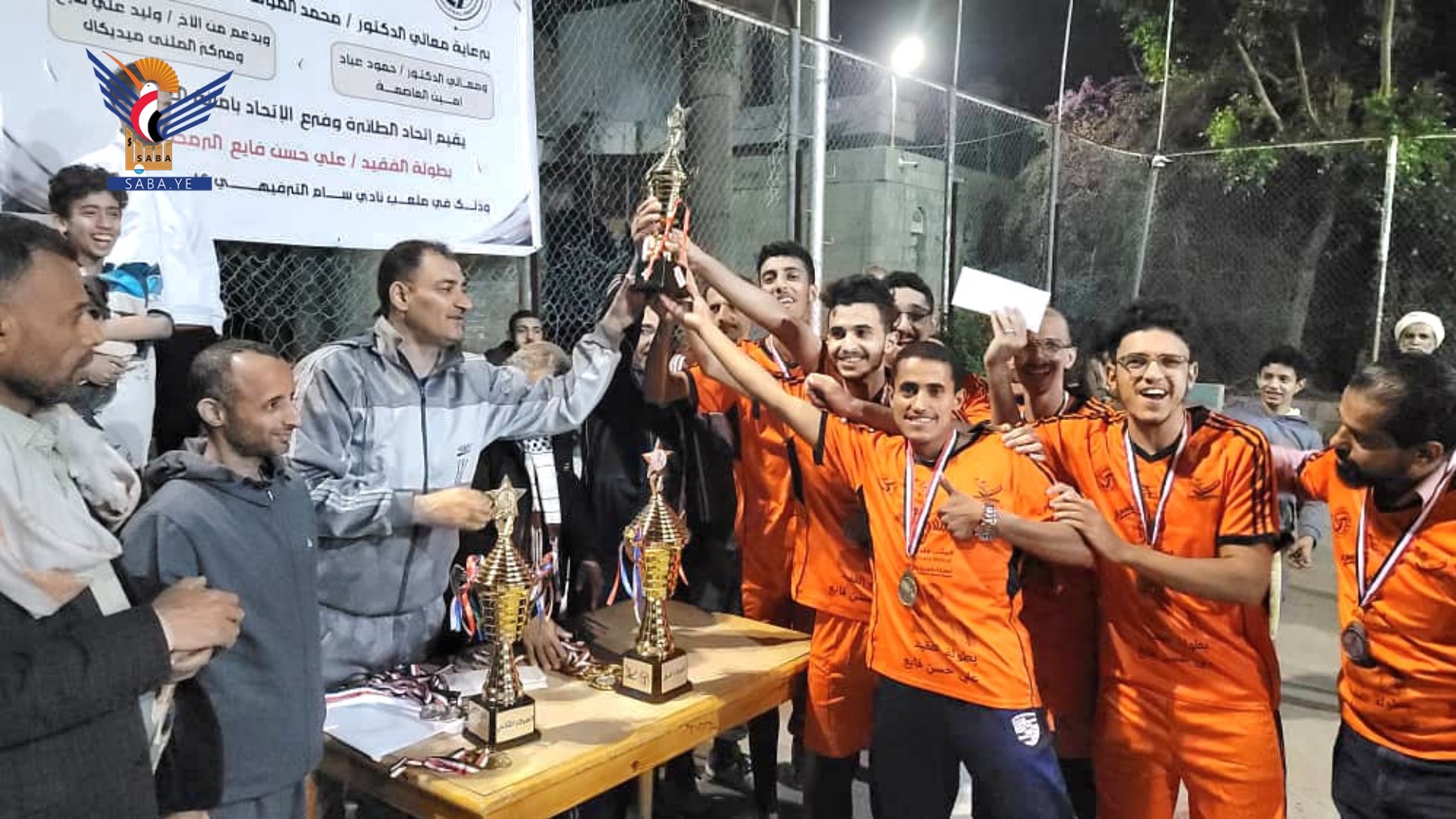 El equipo  del Martir Sinwar ganó la segunda edición del fallecido Campeonato de Voleibol Ali Fayeh.