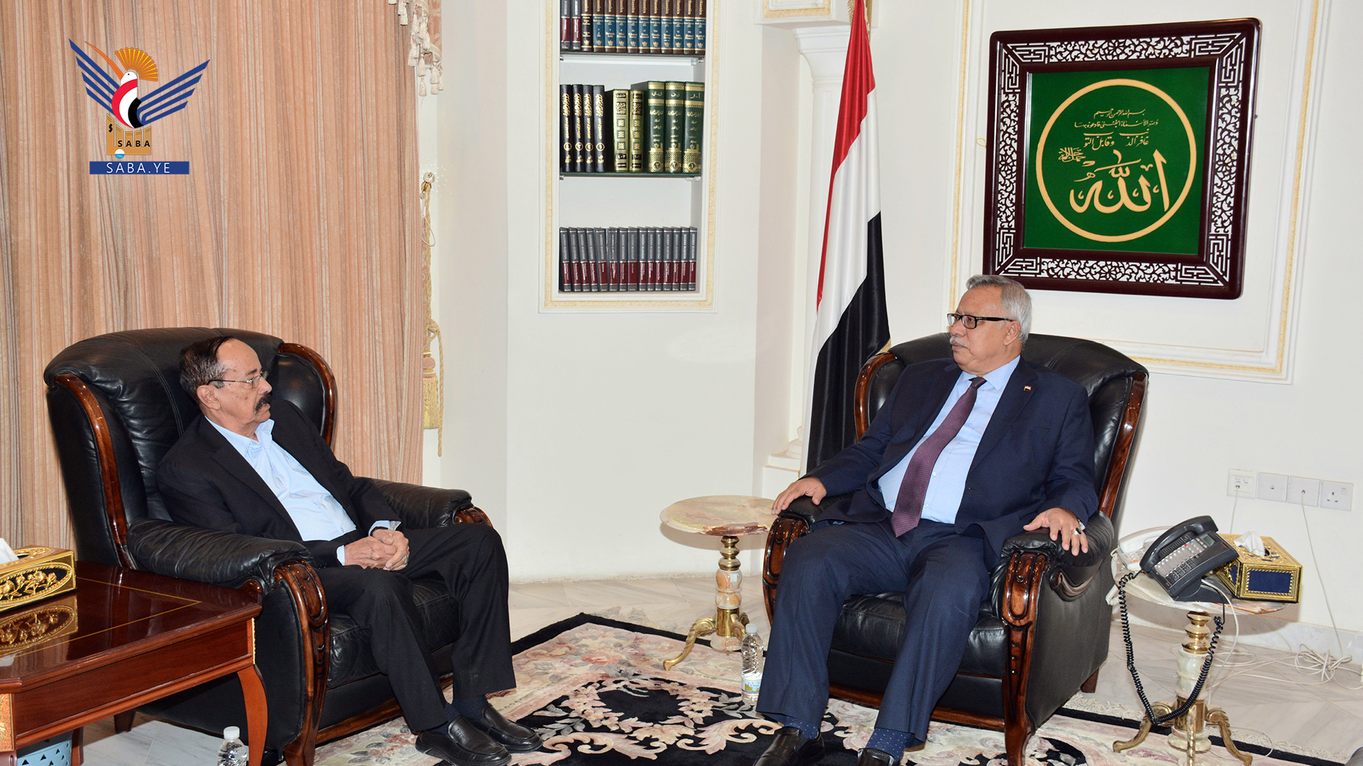 PM Meets Speaker Of Shura Council - SabaNet