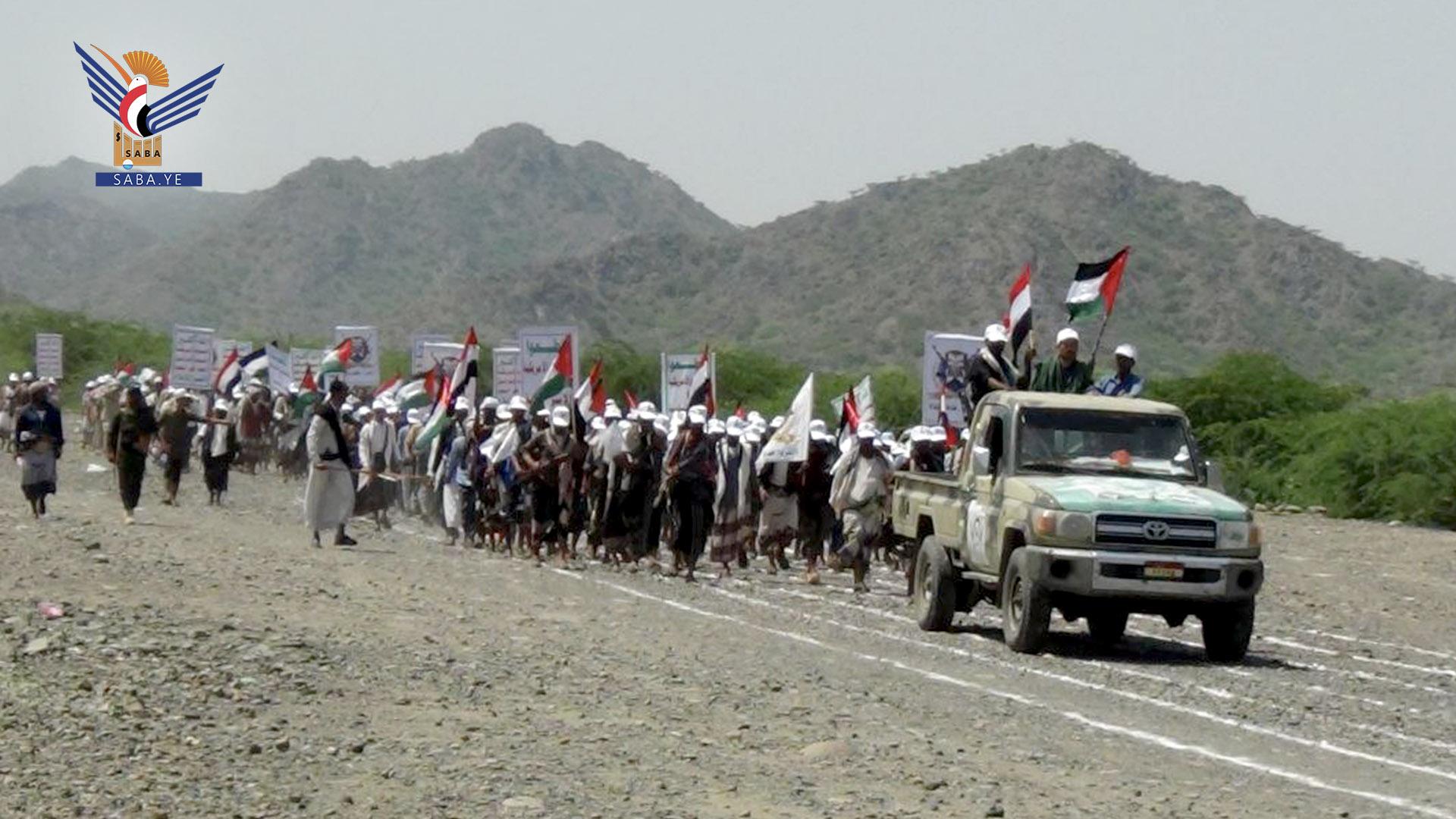 Popular parade in Hodeida to celebrate September 21 Revolution