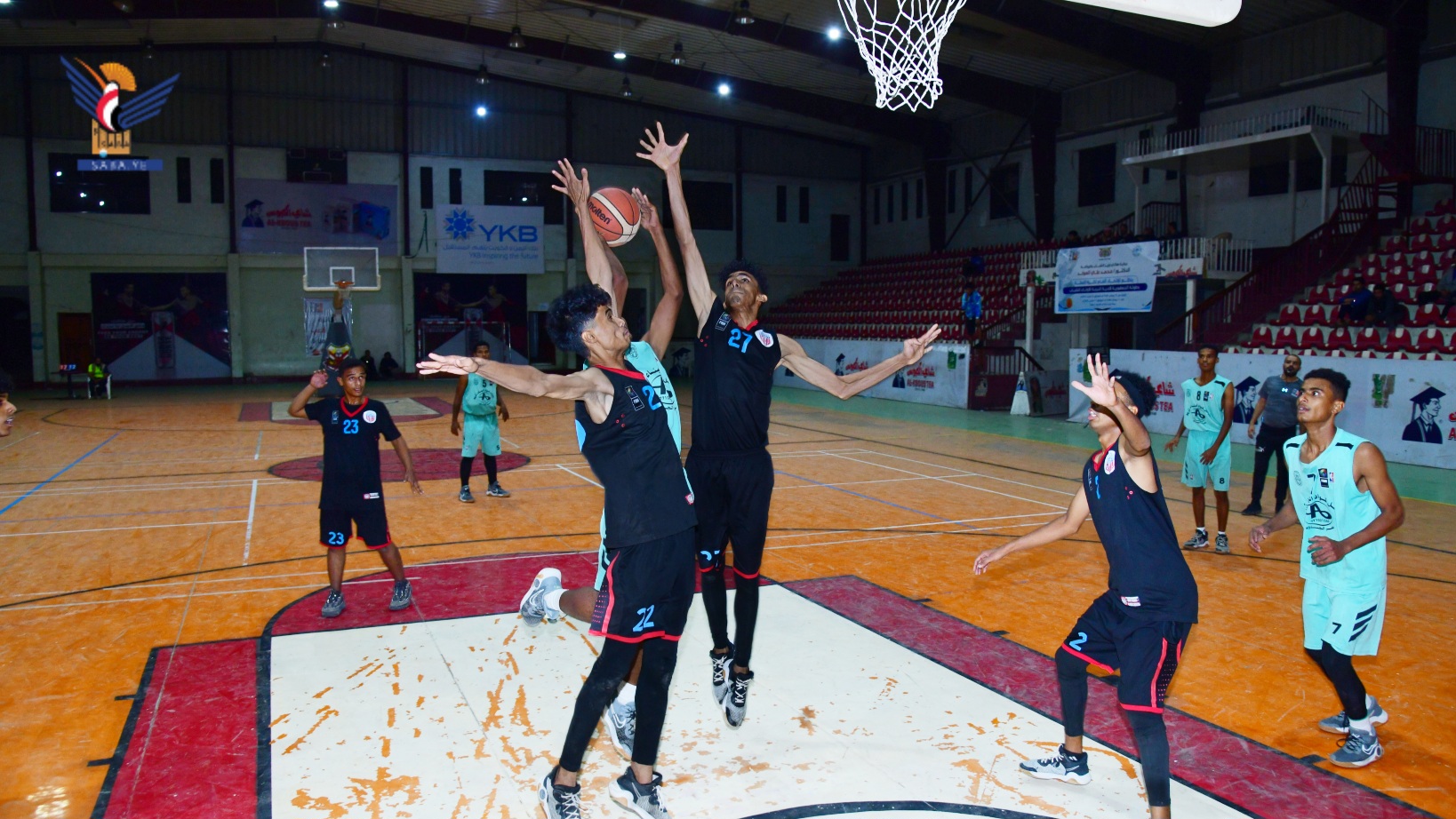 Sayoun, Al-AhlI Sana'a Secure victories in youth basketball championship