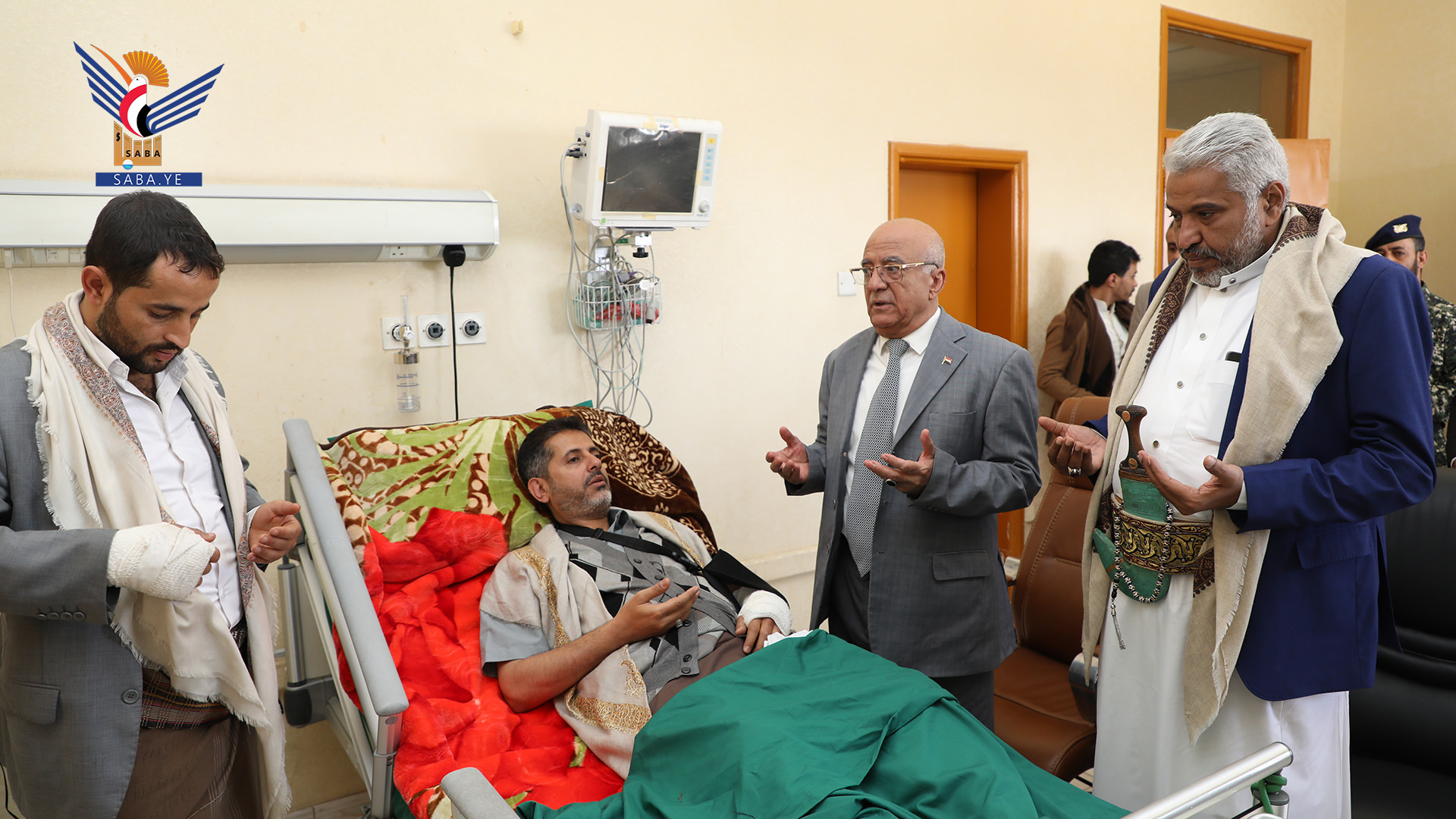 Prime Minister Checks on Health of Minister of Information