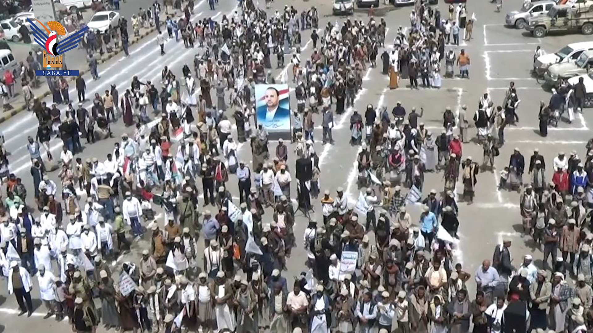 Popular parade of mobilization forces in Bayda