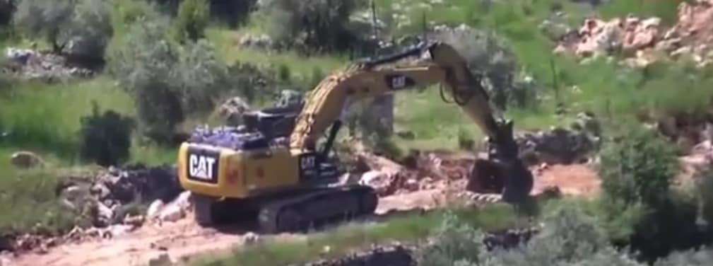 Zionist enemy continues to bulldoze lands west of Salfit, Palestinian injured in settler attack in Hebron