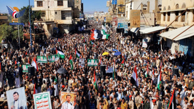Manifestations massives à Saada en solidarité avec la Palestine et en soutien à sa vaillante résistance
