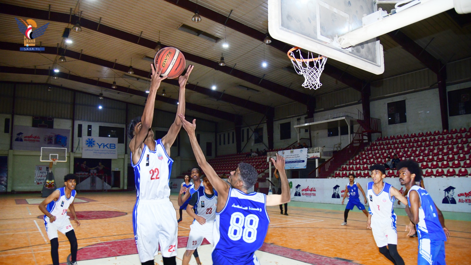 Sayoun y Al-Barq Tarim ganan en la segunda ronda del Campeonato de la República de Clubes de Baloncesto Juvenil de Primera División.