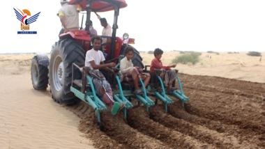 Eröffnung des Anbaus von 10.000 Feldfrüchten auf Ackerland im Bezirk Ad-Durayhimi in Hodeidah