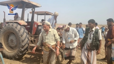 La culture des terres désertiques dans le district de Marawah, Hodeidah, inaugurée