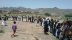 People in al-Mahwit denounce detention of oil ships, reject normalization with Zionist entity