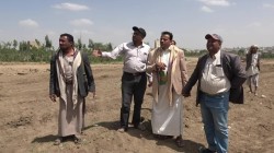 Flux du travail des travaux sur la Rue Arbaeen (40e rue) à Bani Hushaish, Sanaa, inspecté