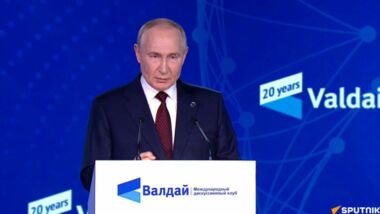 Putin​ en un discurso durante las actividades del Foro Valdai: El nuevo orden mundial está tomando forma ante nuestros ojos