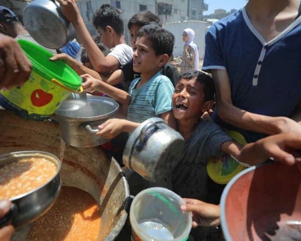 El Periódico Británico The Guardian: Israel está matando de hambre a Gaza con el apoyo de Occidente
