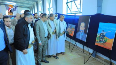 El presidente  Al-Mashat inaugura el pabellón deportivo Martir Hasan Zaid y lanza el proyecto de forestación de la Ciudad Deportiva Al-Thawra