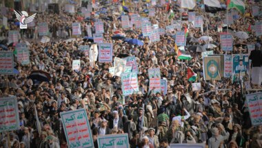 Enorme Massenmärsche​ in Hauptstadt und Provinzen​ ..In der Standhaftigkeit zur anhaltenden, auf Glauben basierenden Position für den Sieg für Gaza