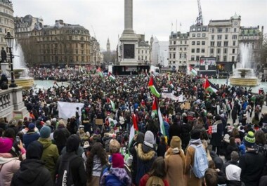 Des centaines de milliers de personnes se rassemblent à Londres pour exiger la fin du génocide à Gaza et au Liban