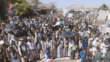 محافظة حجة تشهد 230 مسيرة حاشدة نصرة لغزة وتنديدا بالعدوان على إيران