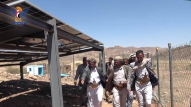 استلام مشروع مياه هداج بني شداد مديرية خولان صنعاء 