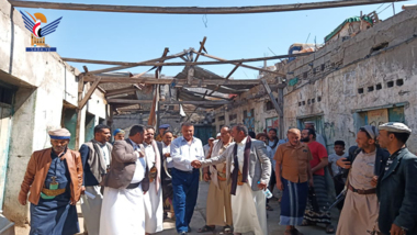 Le bureau de l'Autorité des Awqaf à Taiz reprend le marché central d'Al Rahda dans le district de Khadir