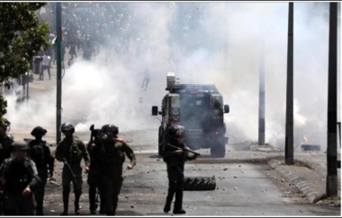 إصابات خلال مواجهات مع الاحتلال في بيت دجن وبيتا و حوارة بنابلس