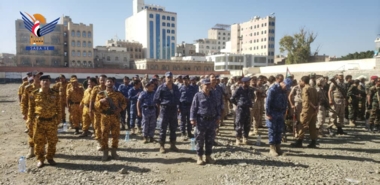 عرض رمزي بمديرية التحرير تأييدا ودعما لعملية طوفان الأقصى