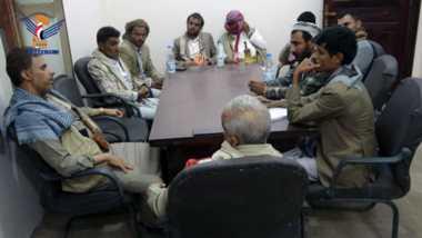  مناقشة آلية فتح مركز استقبال الذرة الشامية في مديريات الجوف