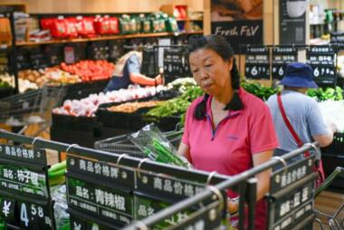 Chinas Inflation steigt erstmals seit 5 Monaten