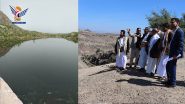 Le ministre de la Pêche examine la possibilité de faire de 'la pisciculture' dans le barrage Al-Saqee à Khadir, Taiz