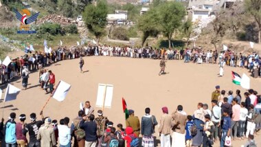 تعز.. وقفات في عدد من المديريات تضامناً مع فلسطين وتأكيدا على الجهوزية