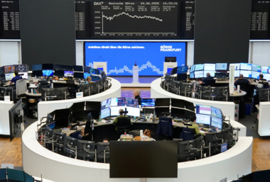 European stocks edge higher following ceasefire between Iran & Israel