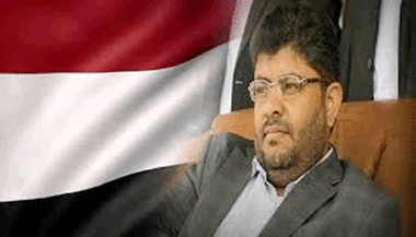 عضو السياسي  الأعلى الحوثي يعزي في وفاه الشيخ سعيد الصالحي