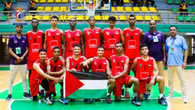 المنتخب الوطني لشباب السلة ينهي مشواره في غرب آسيا بفوز على فلسطين