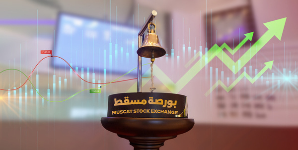 مؤشر بورصة مسقط يغلق مرتفعًا بنسبة 0.04 بالمائة