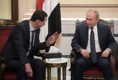 پوتین در مسکو از اسد پذیرایی کرد