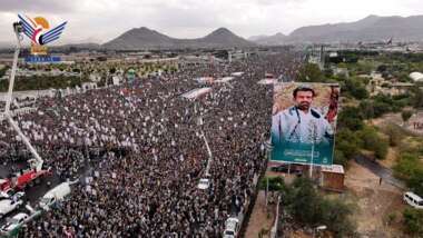 A Million-Strong Rally in Capital Sana’a for March “With Gaza and Lebanon: The Blood of Martyrs Creates Victory”