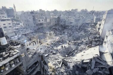 استشهاد 17 فلسطينيا في قصف العدو الصهيوني عدة مناطق في قطاع غزة