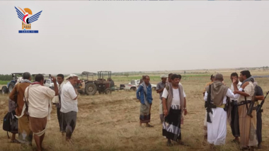   Inauguration de la culture des terres désertiques à Al-Zahra à Hodeida