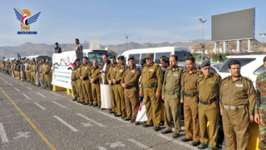 قطاع الموارد البشرية بوزارة الداخلية يقيم وقفة تضامنية مع الشعب الفلسطيني