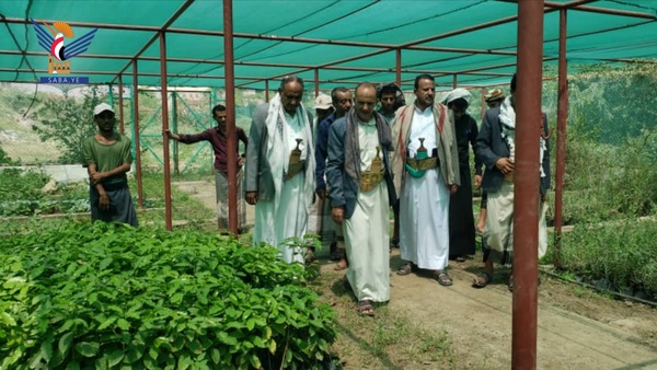 تعز.. تفقد سير العمل بمشتل ورزان النموذجي في مديرية خدير