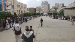 Vigils in capital's Sanaa in support of decision of revolution leader and condemning crimes of takfiri groups in Syria