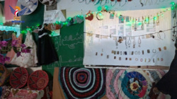 افتتاح معرض المشغولات اليدوية بمديرية حريب القراميش بمأرب