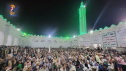 Taiz.. Una velada en la histórica mezquita de Al-Ganad para celebrar el viernes de Ragab.