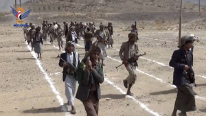 Volksparade der Mobilisierungskräfte in Habab, Marib