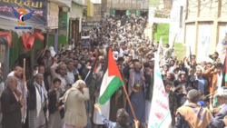 ساکنان استان صنعا در 27 میدان تجمع کردند تا جنایات مستمر دشمن صهیونیستی در غزه را محکوم کنند