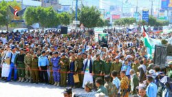 Massenhafte Kundgebungen  in den Bezirken von Taiz aus Solidarität mit dem palästinensischen Volk und zur Unterstützung von Gaza