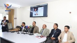 Pressekonferenz des Krankenhauses  Al-Thawra in Sana'a über die Leistungen im letzten Quartal 2023