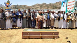 پیکر شهید موسی السربه در الجبین در ريمه تشييع كردند