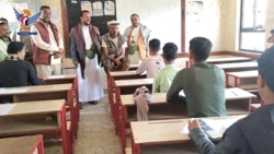 تعز.. تفقد سير اختبارات الثانوية العامة والمراكز الصيفية في مديرية الصلو